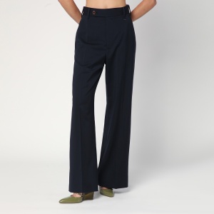 Vivienne Westwood Navy blue trousers in wool
