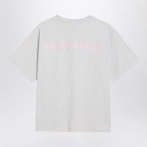 White Balenciaga Back Medium Fit T-shirt - Img 2