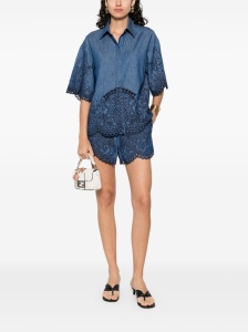 Zimmermann Coco Embroidered Denim Shirt - Img 2
