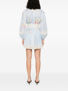 Zimmermann Lucky plunging lace mini dress - Img 4