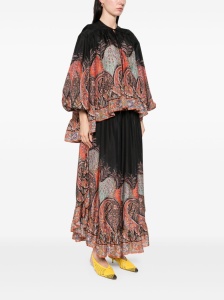 Zimmermann Rhiannon Ruffle Blouse with Puff Sleeves - Img 4