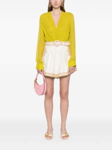 Zimmermann Waverly embroidered linen shorts - Img 3