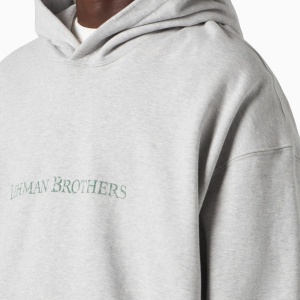 1989 STUDIO Lehman Brothers hoodie Oatmeal grey - Img 2