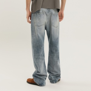 1989 STUDIO Rhodesian pants in stone blue denim - Img 2
