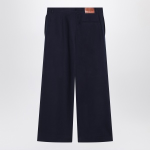 Acne Studios Navy blue satin trousers - Img 2