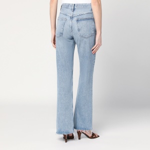 AGOLDE Faded light blue jeans in regenerated denim - Img 2