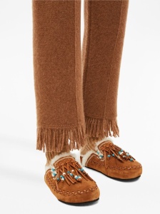 Alanui Trousers Camel - Img 2