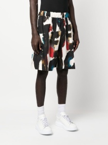 Alexander McQueen Straight Print Shorts - Img 4