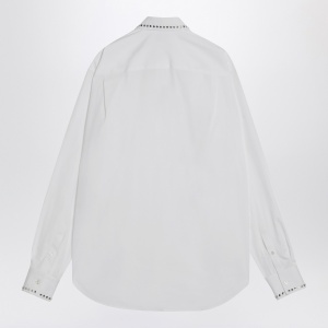 Alexander McQueen White cotton shirt with studs - Img 2