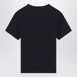Ami Paris Midnight blue Ami de Coeur cropped T-shirt - Img 2