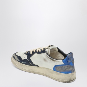 AUTRY White/black/blue Medalist Low Super Vintage sneakers - Img 2