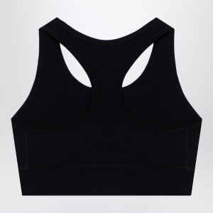 Balenciaga Black Activewear sleeveless top in matt nylon blend - Img 2