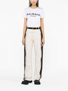 Balmain T-shirt with Balmain Paris print - Img 4