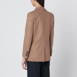 Blazé Milano Cholita blazer in wool and cashmere camel color - Img 2