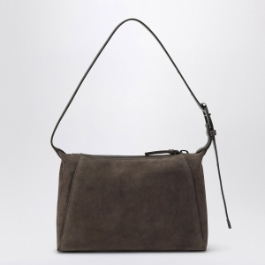Brunello Cucinelli Brown Suede Bag with Monile - Img 2