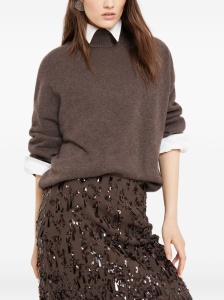 Brunello Cucinelli Cashmere turtleneck sweater with monili - Img 4