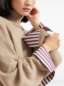 Brunello Cucinelli Cashmere Turtleneck Sweater with Shiny Shirt Details - Img 2