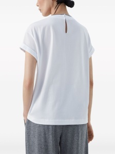 Brunello Cucinelli Contrast-trim T-shirt - Img 2