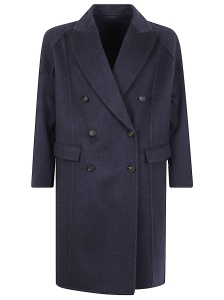 Brunello Cucinelli Double-breasted long-sleeve coat