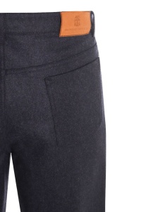 Brunello Cucinelli Logo-embroidered trousers - Img 3