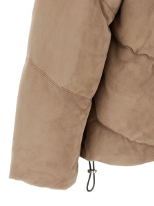 Brunello Cucinelli Quilted suede down jacket - Img 2