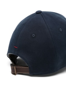 Brunello Cucinelli Suede baseball cap with embroidered logo - Img 2