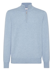 Brunello Cucinelli Sweaters Clear Blue