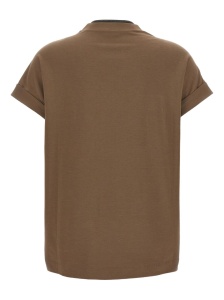 Brunello Cucinelli T-shirts and Polos Brown - Img 3