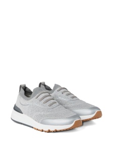 Brunello Cucinelli Techno cotton knit runners - Img 2