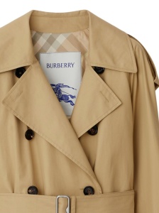 Burberry Belted Cotton Trench Coat - Img 2