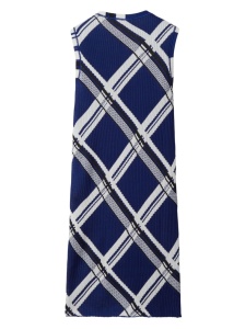 Burberry check-print silk dress - Img 2