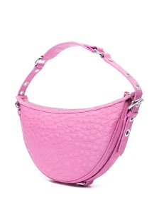 By Far Gib embossed crocodile-effect shoulder bag - Img 3