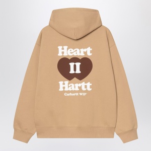 Carhartt WIP Hooded Heart II Hartt Sweat Jacket Dusty brown - Img 2