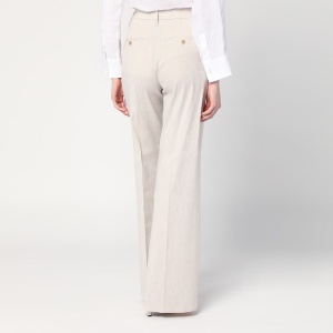 DEPARTMENT 5 Misa grey mélange trousers in linen blend - Img 2