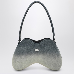 Diesel Double-D shoulder bag in denim