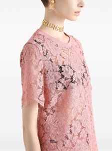 Dolce & Gabbana corded lace short sleeved T-shirt - Img 3