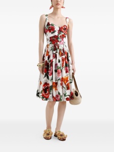 Dolce & Gabbana floral-print Midi Dress - Img 4