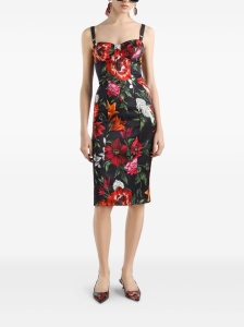 Dolce & Gabbana Flower print satin dress - Img 3