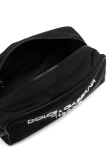 Dolce & Gabbana Nylon toiletry bag with rubberized logo - Img 3