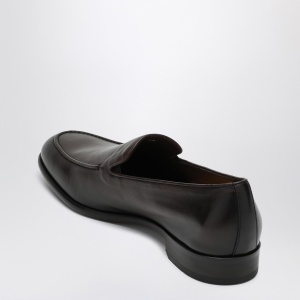 Doucal''s Dark brown leather loafers - Img 2