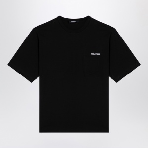 Dsquared2 Black cotton crew-neck T-shirt