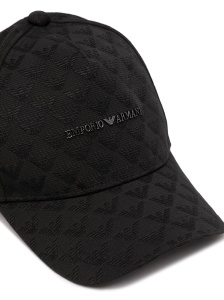 Emporio Armani Allover logo baseball cap - Img 2