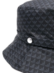 Emporio Armani Allover logo bucket hat - Img 2