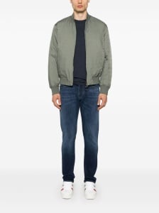 Emporio Armani bomber jacket with logo - Img 4