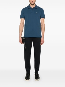 Emporio Armani embroidered logo polo shirt - Img 4