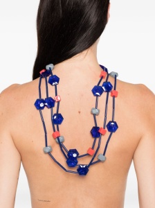 EMPORIO ARMANI EXCLUSIVE bead embellishment necklace - Img 3