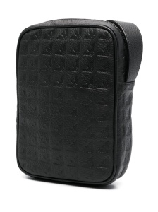 Emporio Armani Exclusive embossed-logo messenger bag - Img 3