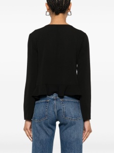 Emporio Armani fluid ruffled shirt jacket - Img 3