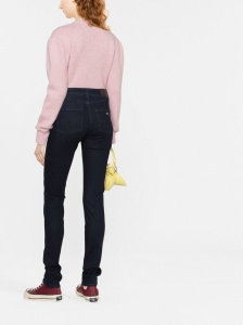 Emporio Armani high-waisted slim-cut Trousers - Img 3