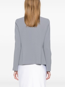 Emporio Armani Jacket in fluid woven fabric with pleats - Img 3
